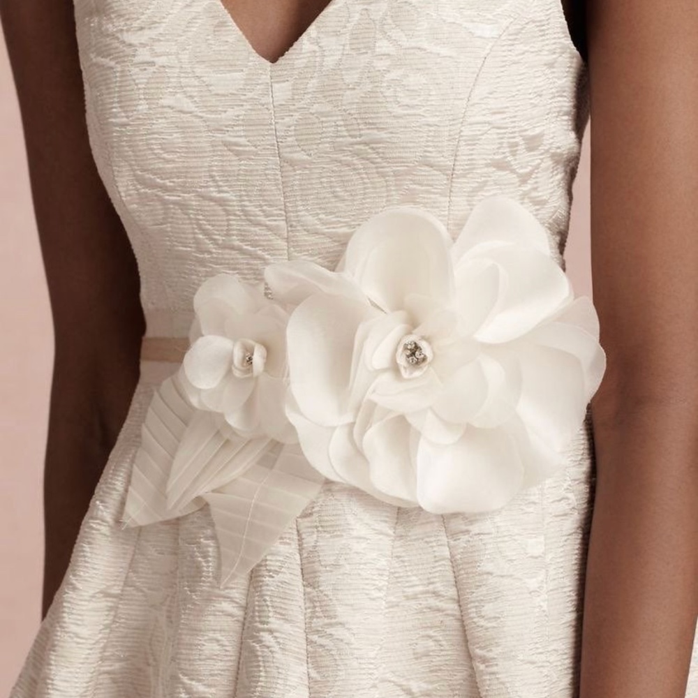 BHLDN horticultural society sash bridal wedding